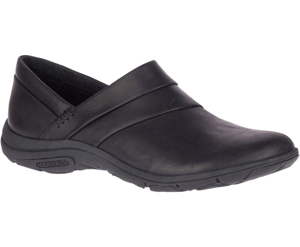 Merrell Barefoot Sko Dame - Dassie Stitch Wide Width - Sort - ZTS358467